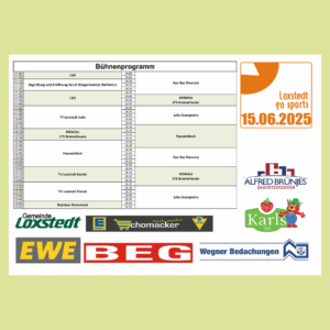 Mehr über den Artikel erfahren Bühnenprogramm go sports 25