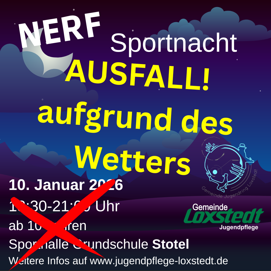 Mehr über den Artikel erfahren Ausfall Nerfnacht