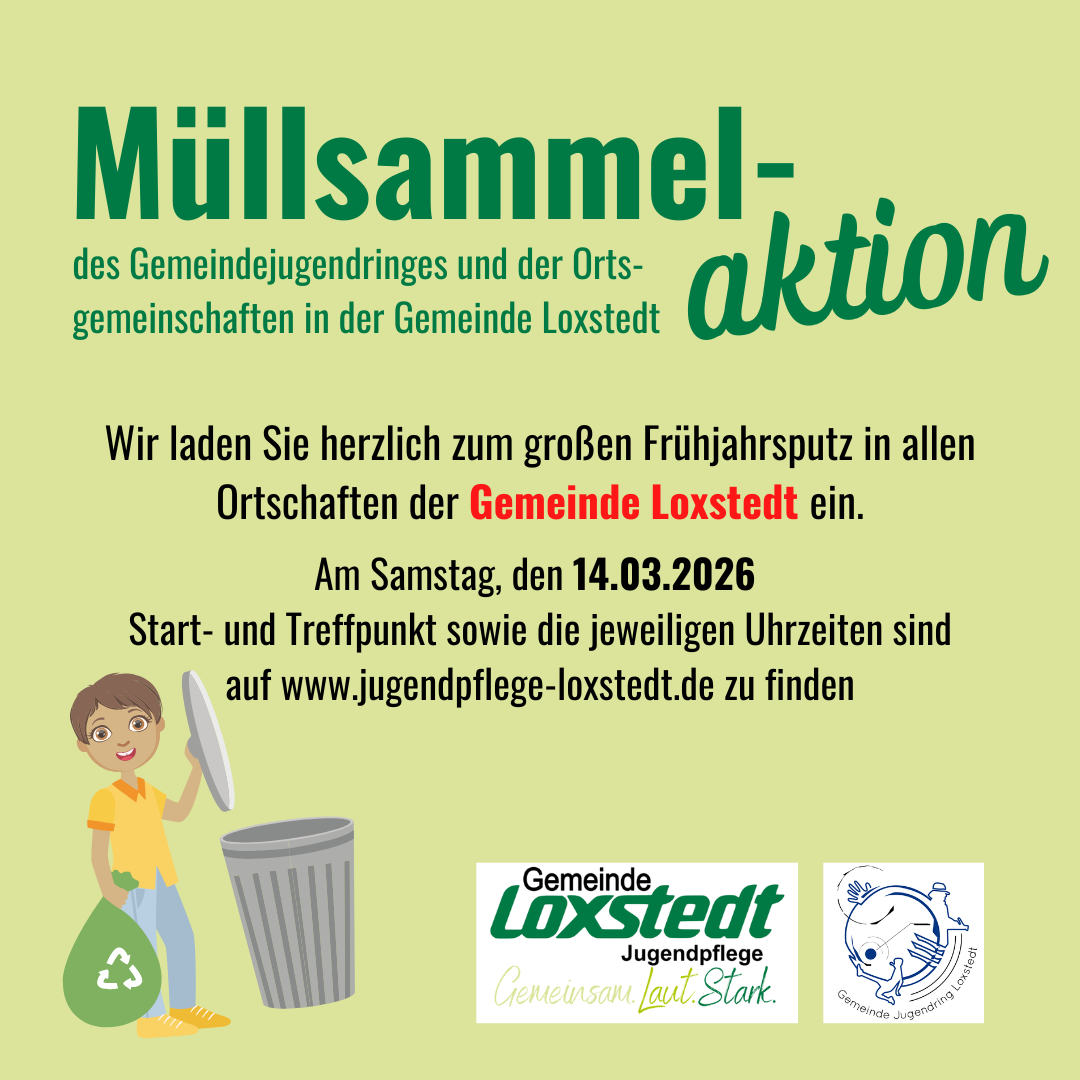 Mehr über den Artikel erfahren Müllsammelaktion 2026