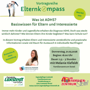 Mehr über den Artikel erfahren Vortragsreihe Elternkompass